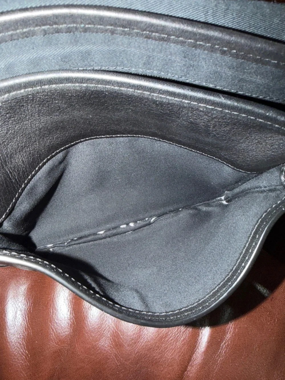 ‼️Vintage Coach Legacy Archive Rambler Black Leather Crossbody Bag - Picture 14 of 15